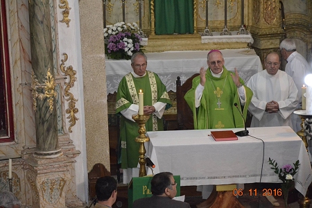 Eucaristia na Igreja de Santa Cecília