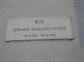 Rua Leonardo Gonçalves Mathias